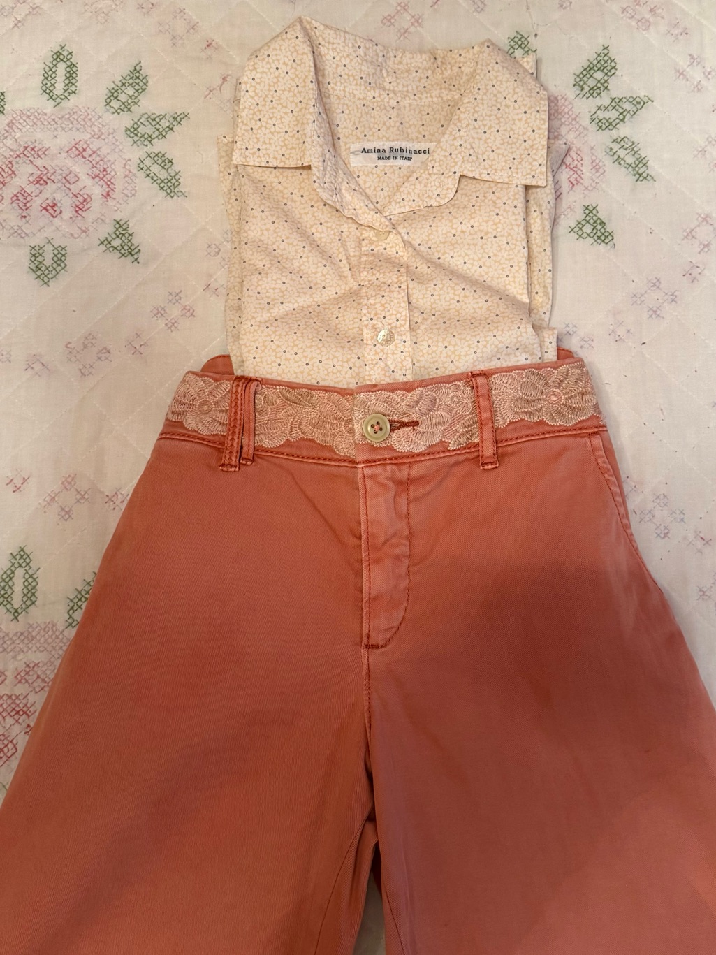 Pilcro Ladies Dusty Rose Soft Cotton Jeans